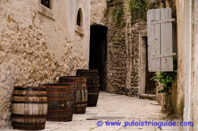 Small pearls of Istria  -  Small street in Vodnjan