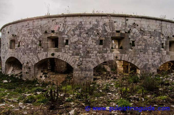 Munida, una delle fortezze austroungariche del polesano