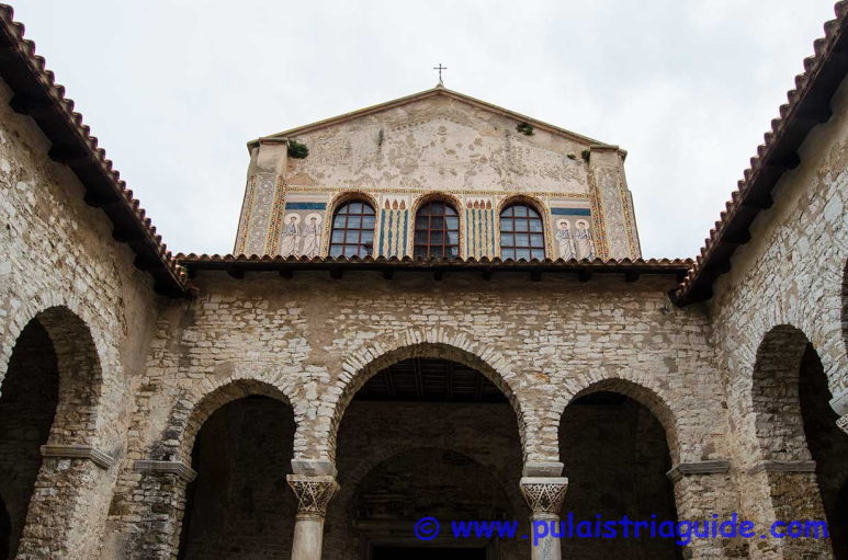 Porec - Hall of  Euphrasius basilica