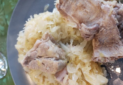 Sauerkraut with meat